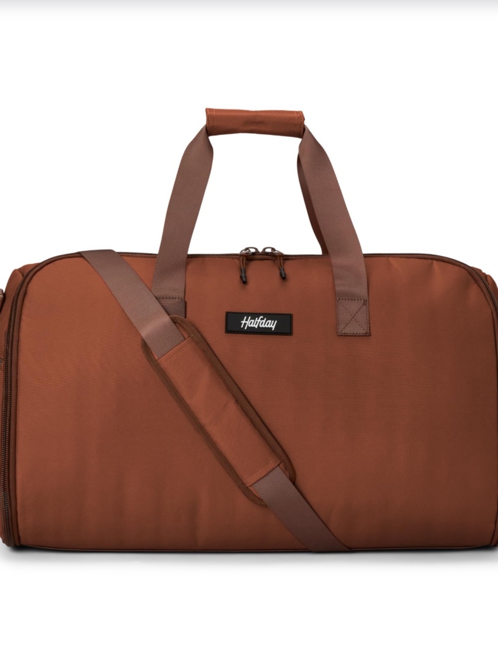 NWT Halfday Convertible 2-In-1 Garment Duffel Weekender Bag 45L Terracotta